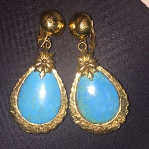 Jose & Maria Barrera Turquoise Earrings